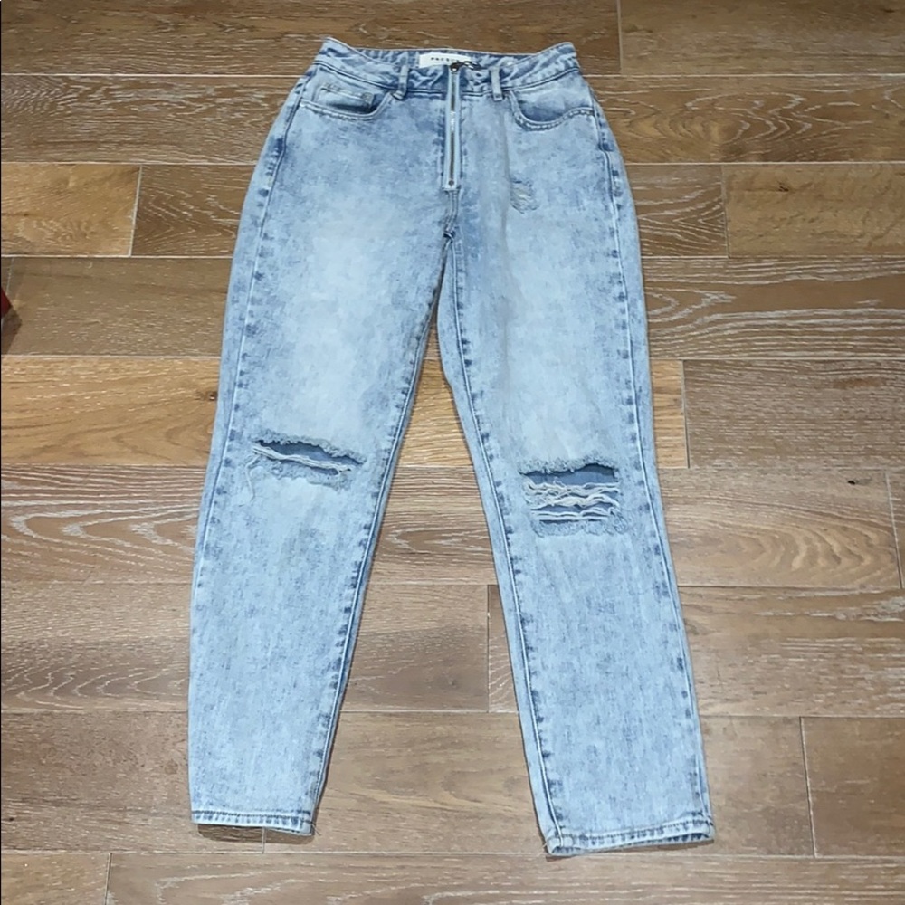 High rise Pacsun lightwash mom jeans